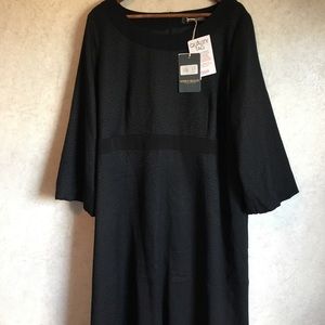 Marina Rinaldi Max Mara Wool Dress Black NWT